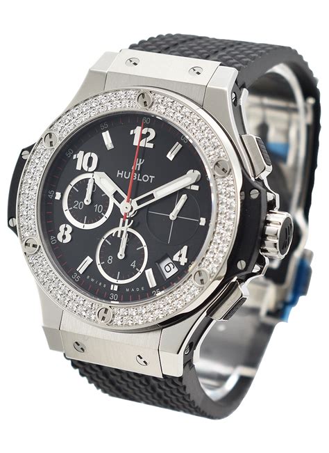 hublot big band steel watch|hublot big bang diamond watch.